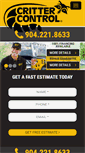Mobile Screenshot of crittercontroljacksonville.com